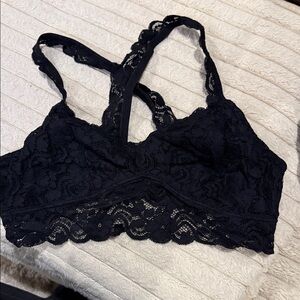 Xhilaration Lace Bandeau in Black